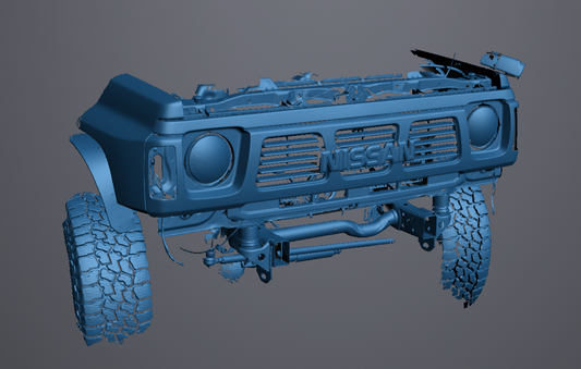 3D Scan data - Nissan Patrol GQ - Wagon - Front chassis