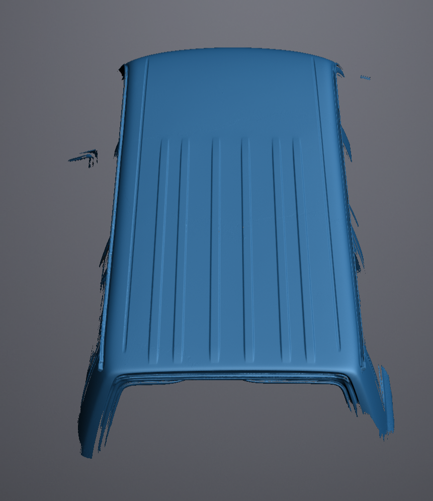 3D Scan data - Nissan Patrol GU ser3 - Wagon - ST-L - Roof skin