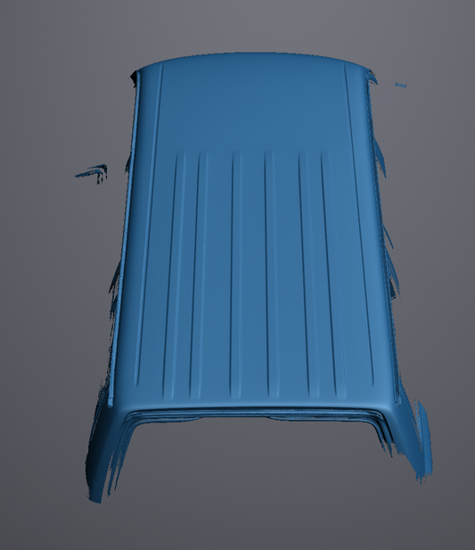 3D Scan data - Nissan Patrol GU ser3 - Wagon - ST-L - Roof skin