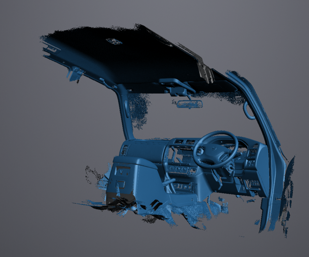 3D Scan data - Nissan Patrol GU ser3 - Wagon - ST-L - Interior dash