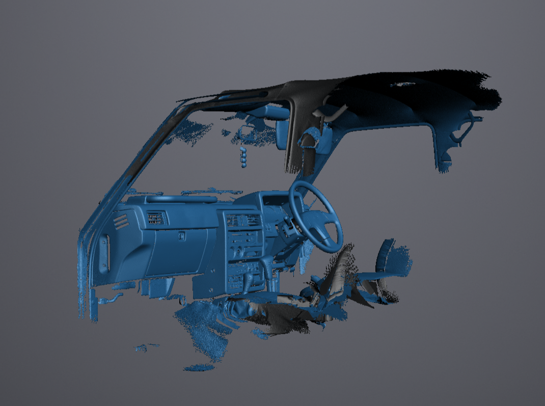 3D Scan data - Nissan Patrol GQ - Wagon - Ti - Interior dash