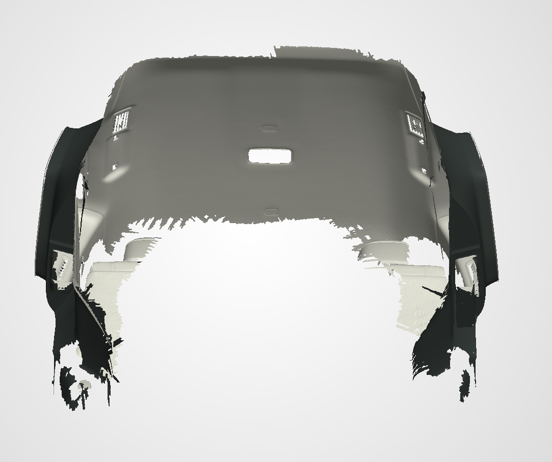 3D Scan data - 2024 Toyota Land Cruiser 300ser - Wagon - boot area (Roof section only)