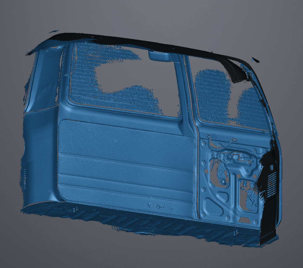 3D Scan data - Toyota Land cruiser 80ser - boot area (with doors open & closed)