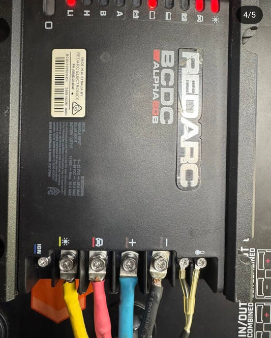 Redarc Alpha 25 & 50 BCDC terminal cover