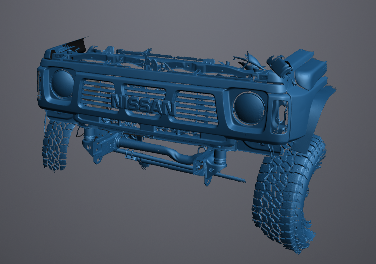 3D Scan data - Nissan Patrol GQ - Wagon - Front chassis