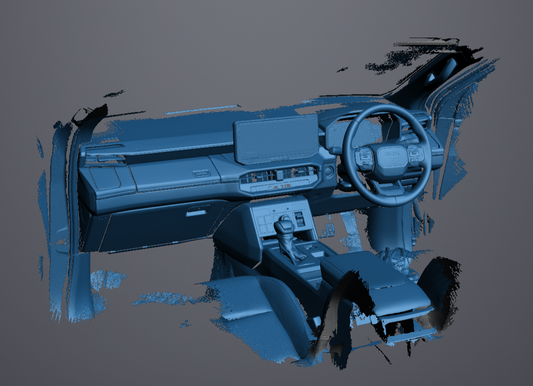 3D Scan data - 2025 Toyota Hilux N90 - Interior dash