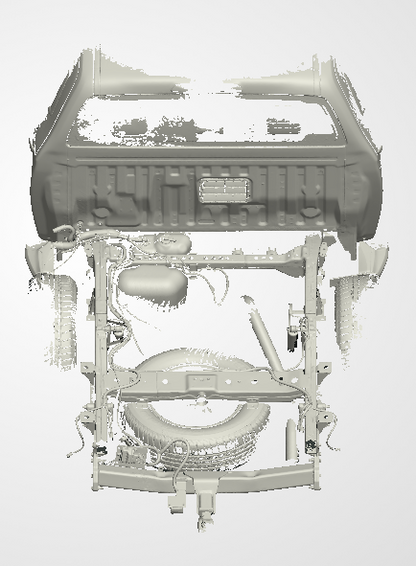 3D Scan data - 2021 Mazda - BT50 - Dual cab / Rear chassis