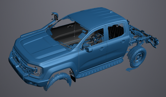 3D Scan data - 2025 Ford Ranger - Super duty - Dual cab / chassis