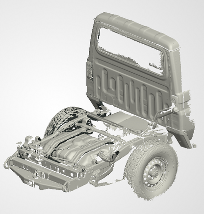 3D Scan data - Toyota Landcruiser - LC79 - Dual cab / Rear chassis