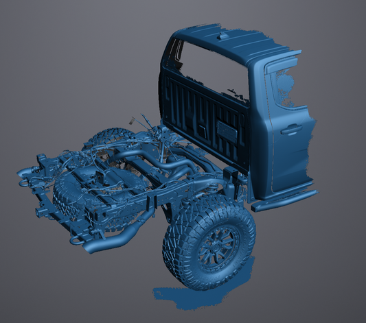 3D Scan data - 2024 Ranger Raptor - Dual cab / Rear chassis