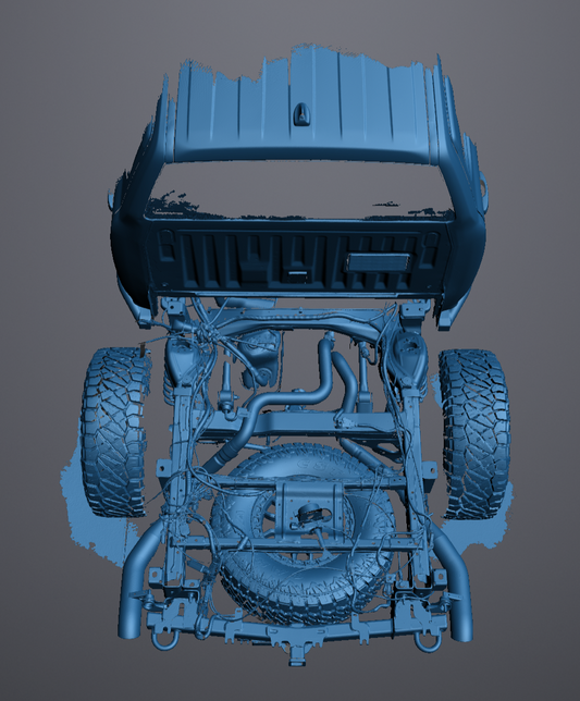 3D Scan data - 2024 Ranger Raptor - Dual cab / Rear chassis