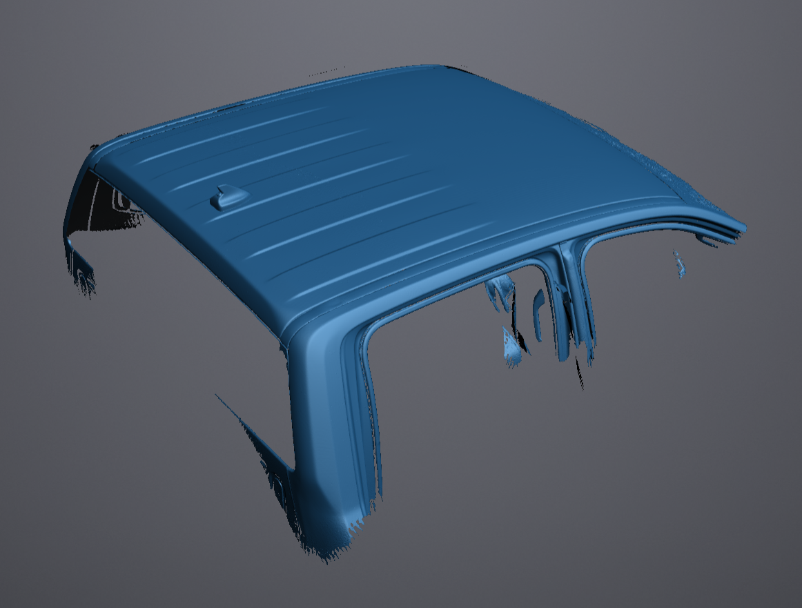 3D Scan data - 2024 Ranger Raptor - Dual cab - Roof skin