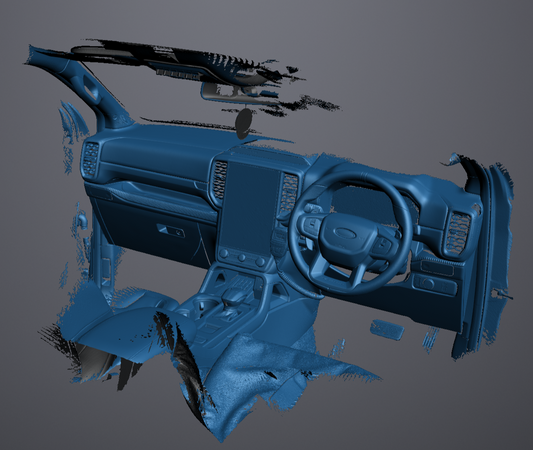3D Scan data - 2024 Ranger Raptor - Interior dash