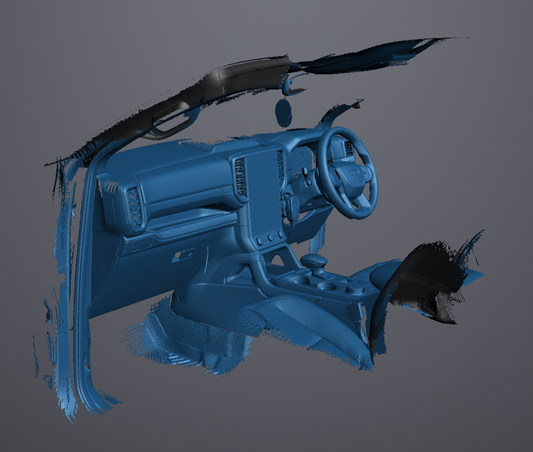 3D Scan data - 2024 Ranger Raptor - Interior dash