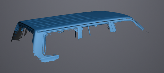 3D Scan data - Nissan Patrol GU ser3 - Wagon - ST-L - Roof skin