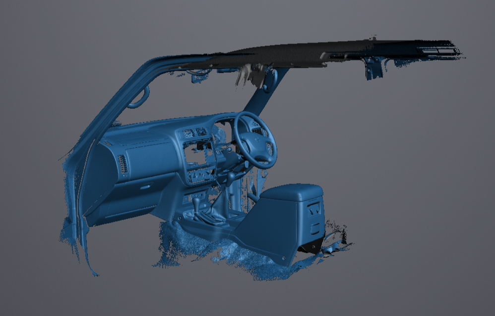3D Scan data - Nissan Patrol GU ser3 - Wagon - ST-L - Interior dash