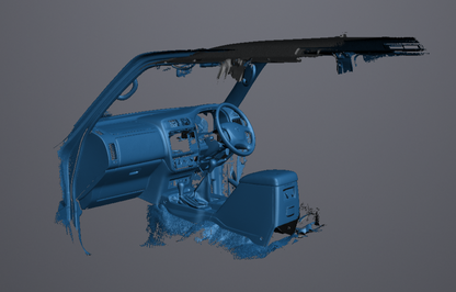 3D Scan data - Nissan Patrol GU ser3 - Wagon - ST-L - Interior dash