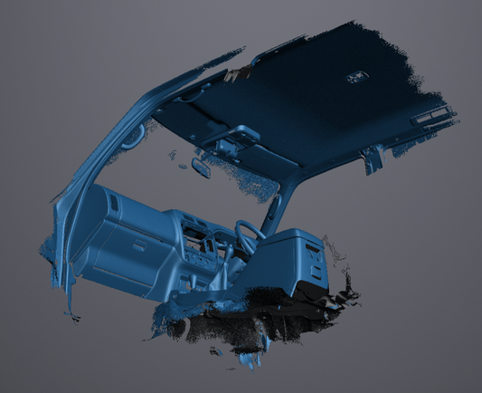 3D Scan data - Nissan Patrol GU ser3 - Wagon - ST-L - Interior dash