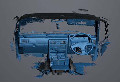 3D Scan data - Nissan Patrol GQ - Wagon - Ti - Interior dash