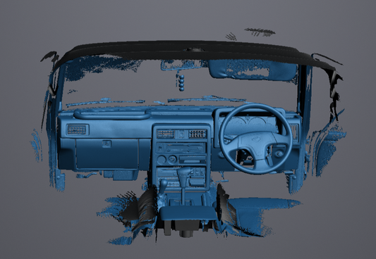 3D Scan data - Nissan Patrol GQ - Wagon - Ti - Interior dash