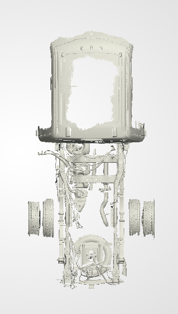 3D Scan data - 2022 Ford F450 - DUALLY - Dual cab / Rear chassis & Roof