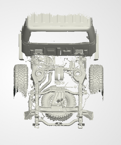 3D Scan data - 2021 Jeep Gladiator - Rubicon - Dual cab / Rear chassis