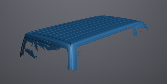 3D Scan data - 2021 Toyota hiace 200ser LWB - gdh206 - Roof skin