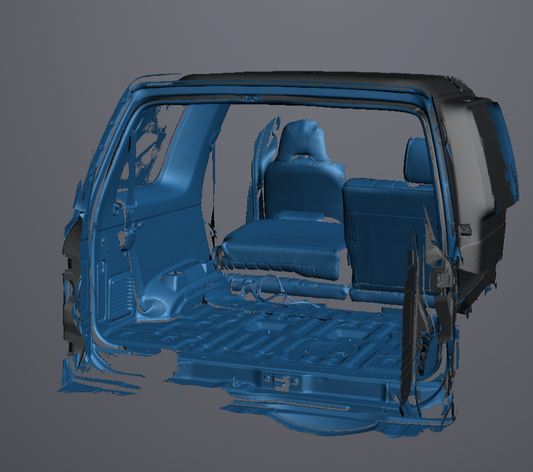 3D Scan data - 2013 GU Patrol ser4 - GU8 ST Special + edition - boot area (with doors open & closed) (Copy)