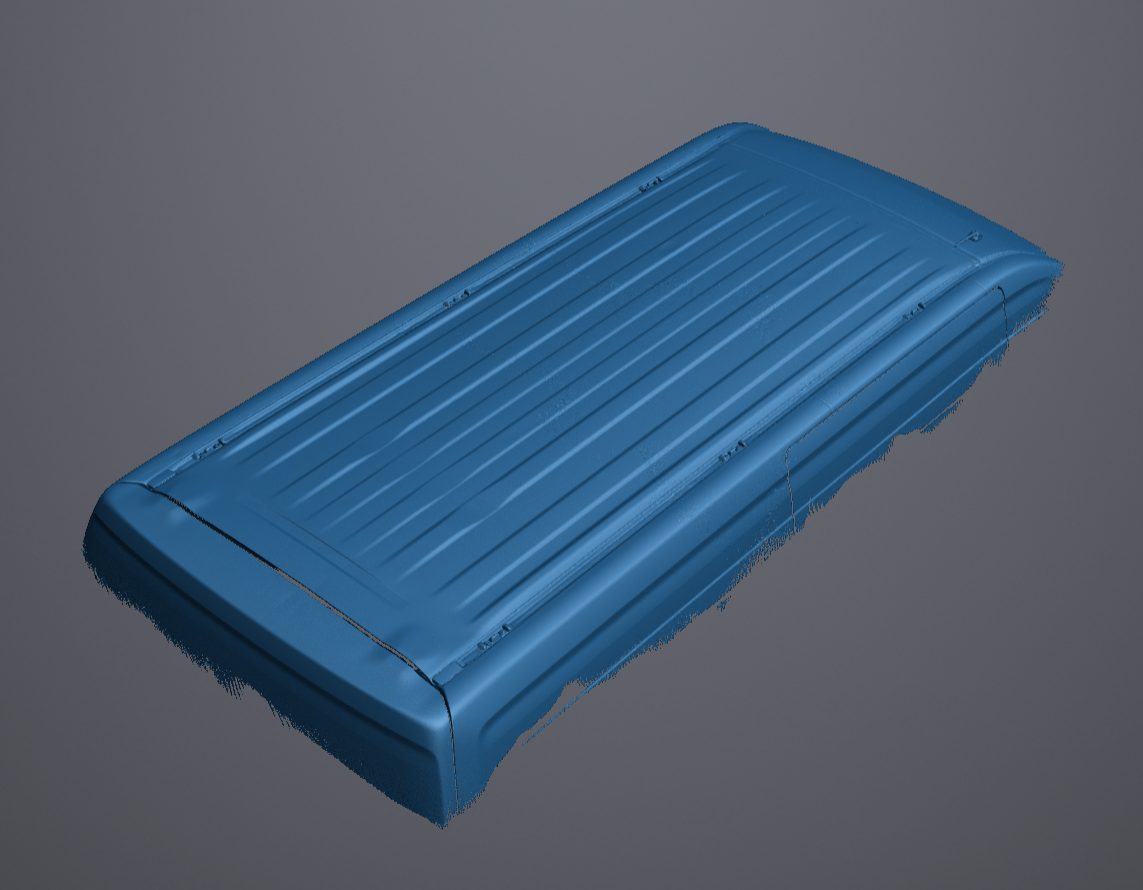3D Scan data - 2019 Toyota Hiace high top - LWB - Roof skin