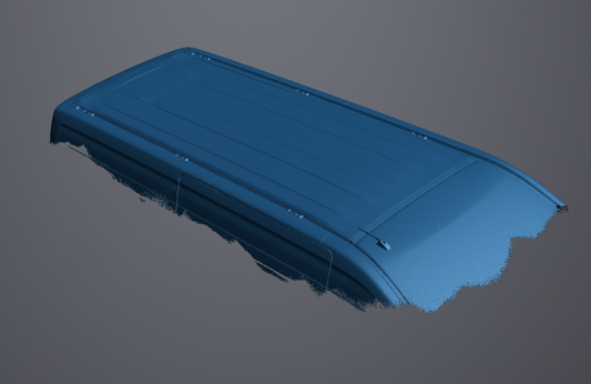 3D Scan data - 2019 Toyota Hiace high top - LWB - Roof skin