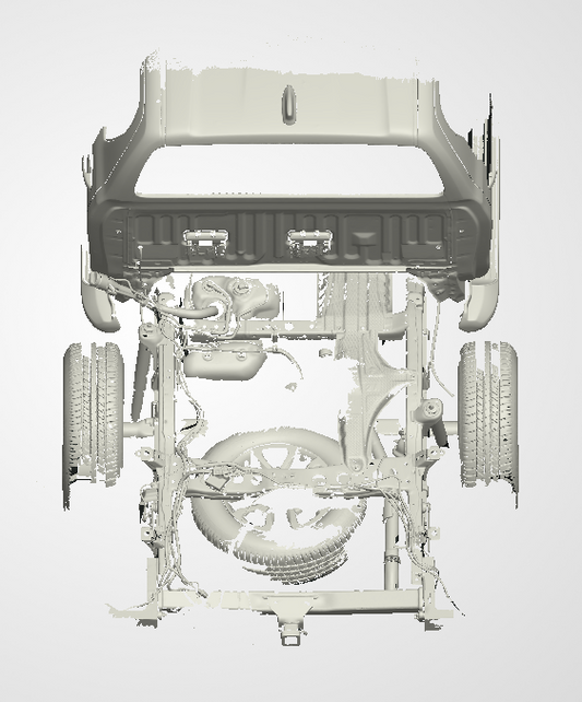 3D Scan data - 2023 Toyota Hilux - Rogue - Dual cab / Rear chassis