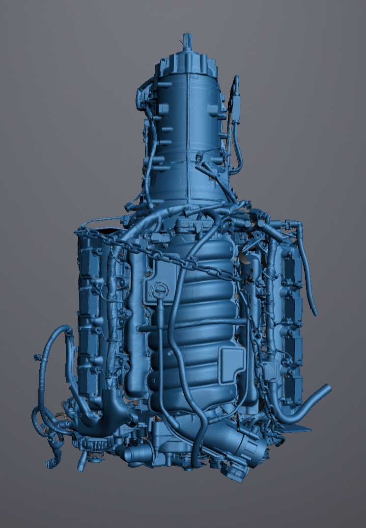 3D Scan data - Dodge Hemi V8, 392ci, 6.4ltr engine and 8HP transmission