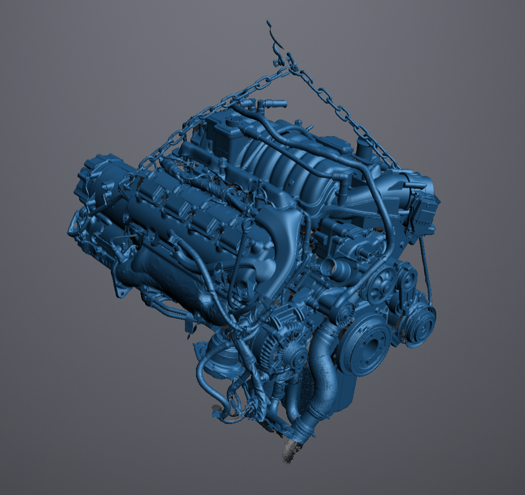 3D Scan data - Dodge Hemi V8, 392ci, 6.4ltr engine and 8HP transmission