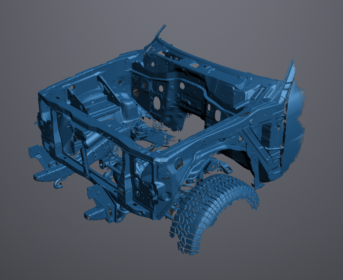3D Scan data - Nissan Patrol GU Engine Bay