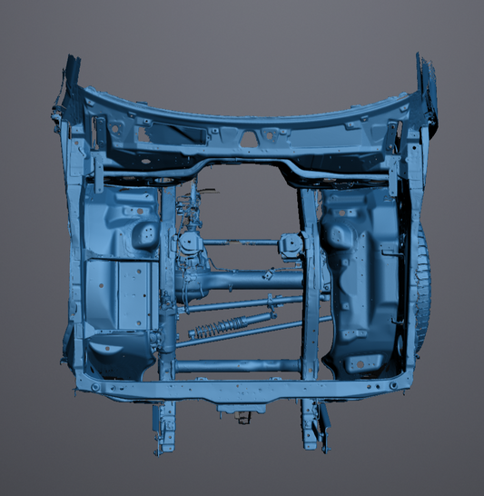 3D Scan data - Nissan Patrol GU Engine Bay