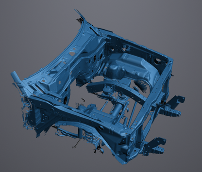 3D Scan data - Nissan Patrol GU Engine Bay