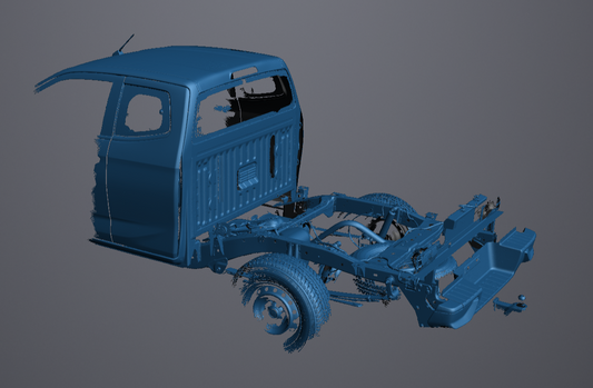 3D Scan data - 2025 Isuzu Dmax - Extra cab / Rear chassis