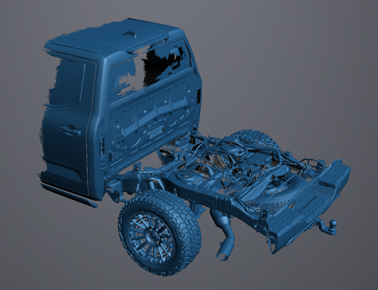 3D Scan data - 2025 Toyota Tundra - Dual cab / Rear chassis - Including radars