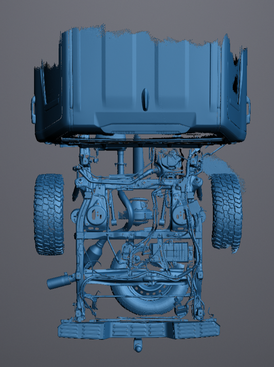 3D Scan data - 2025 Toyota Tundra - Dual cab / Rear chassis - Including radars