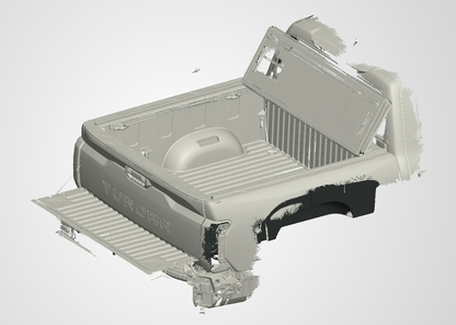 3D Scan data - 2025 Toyota Tundra - Dual cab - Tub area