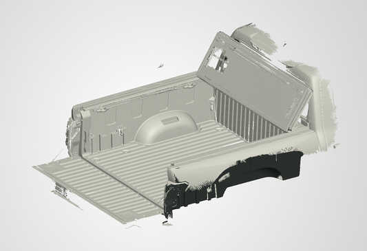 3D Scan data - 2025 Toyota Tundra - Dual cab - Tub area