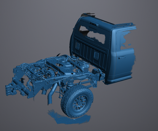 3D Scan data - 2024 RAM 2500 - Dual cab / Rear chassis