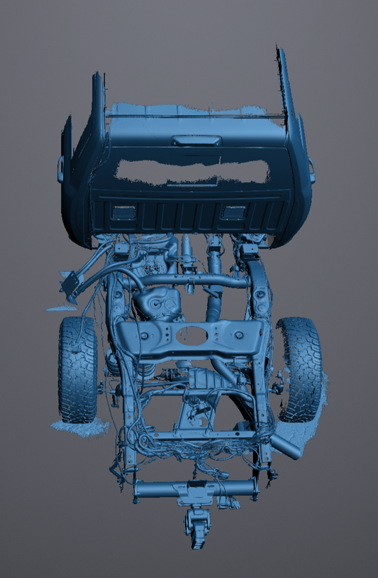 3D Scan data - 2024 RAM 2500 - Dual cab / Rear chassis