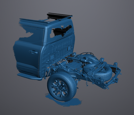 3D Scan data - 2025 BYD Shark 6 - dual cab / Rear chassis