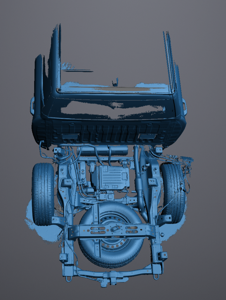 3D Scan data - 2025 BYD Shark 6 - dual cab / Rear chassis