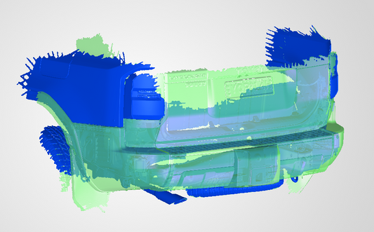 3D Scan data - 2025 Toyota Prado 250 - Rear bar/chassis