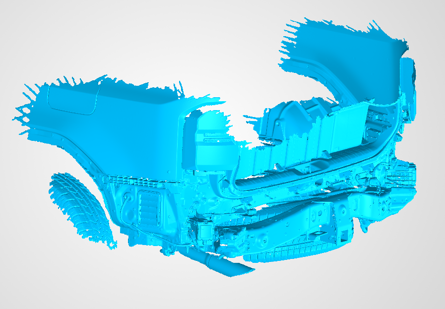 3D Scan data - 2025 Toyota Prado 250 - Rear bar/chassis