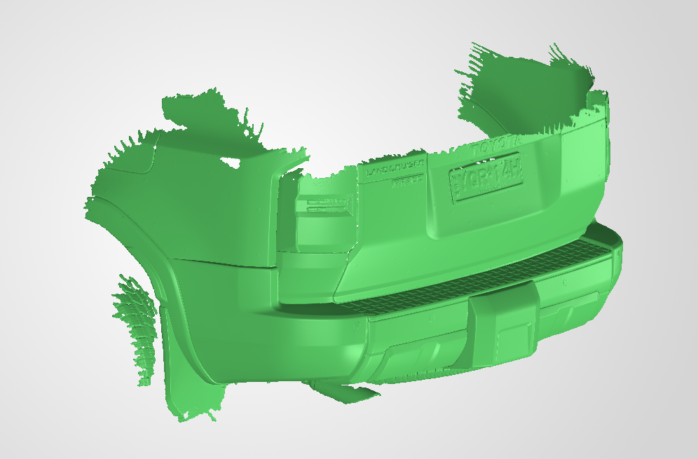 3D Scan data - 2025 Toyota Prado 250 - Rear bar/chassis