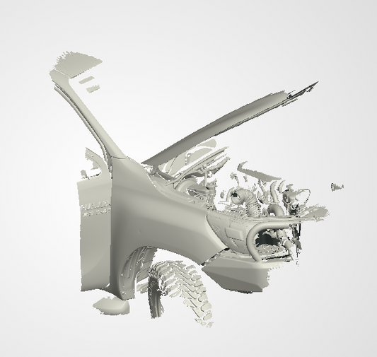 3D Scan data - 2019 Toyota Hilux N80 - Dual cab - Air box/snorkel