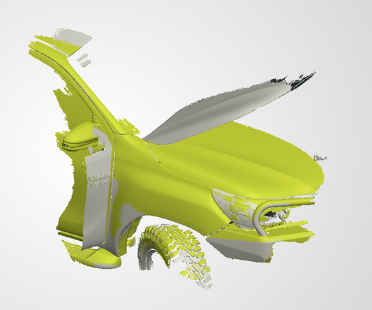 3D Scan data - 2019 Toyota Hilux N80 - Dual cab - Air box/snorkel